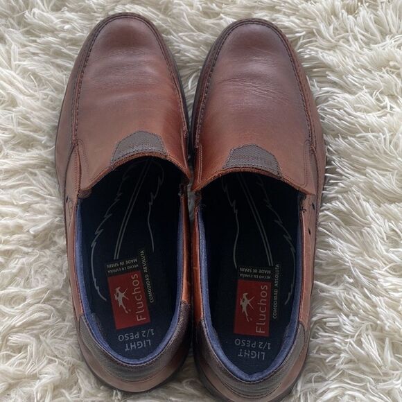 Fluchos Leather Mens Celtic Shoes 44 - Picture 6 of 11